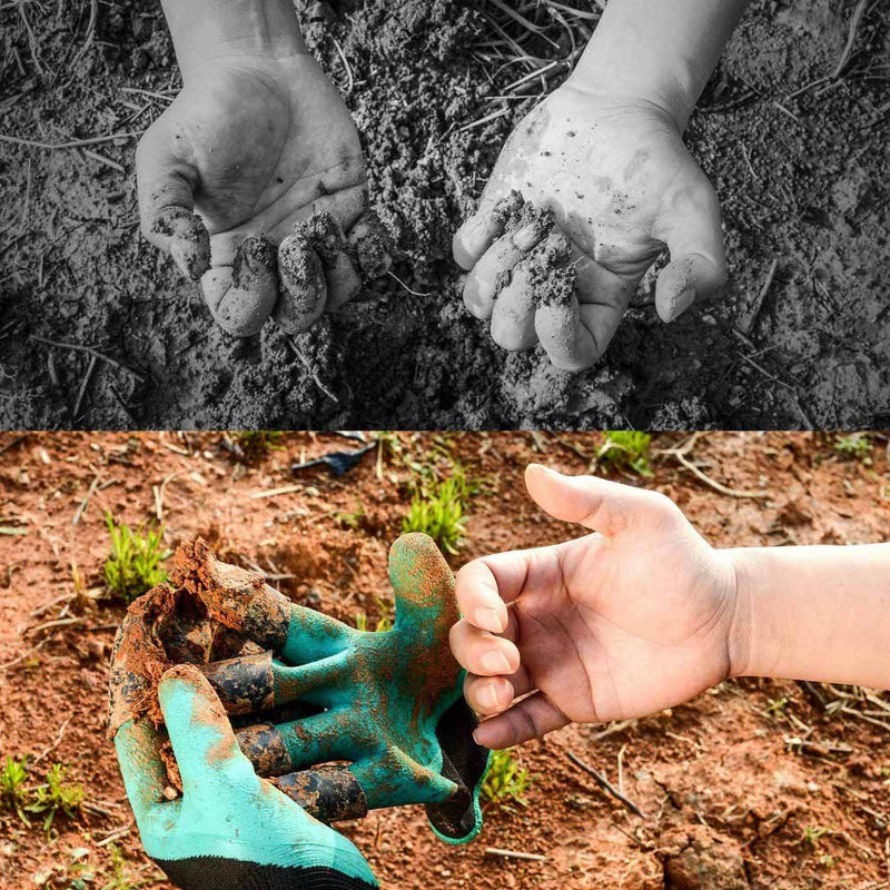 Luva com Garra para Jardinagem