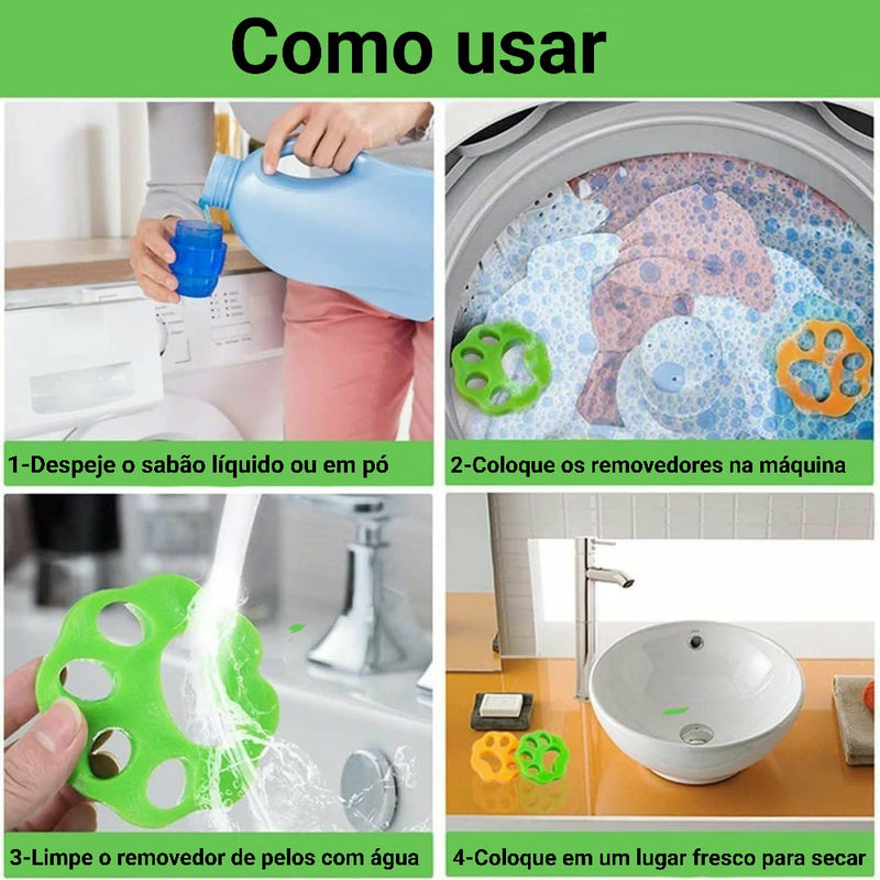 Kit 10 Removedores de Pelos para Roupas