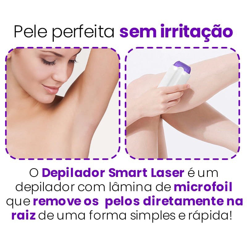 Depilador Facial e Corporal Recarregável