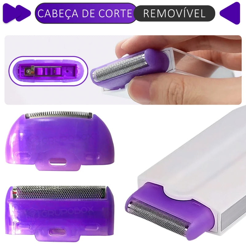 Depilador Facial e Corporal Recarregável