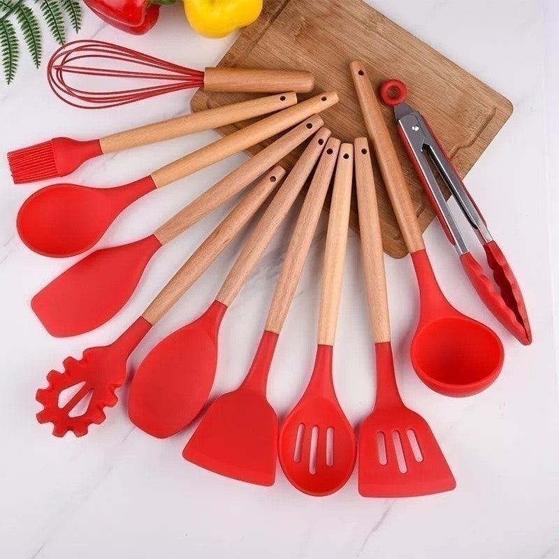 Kit C/12 Peças de Silicone Para Cozinha