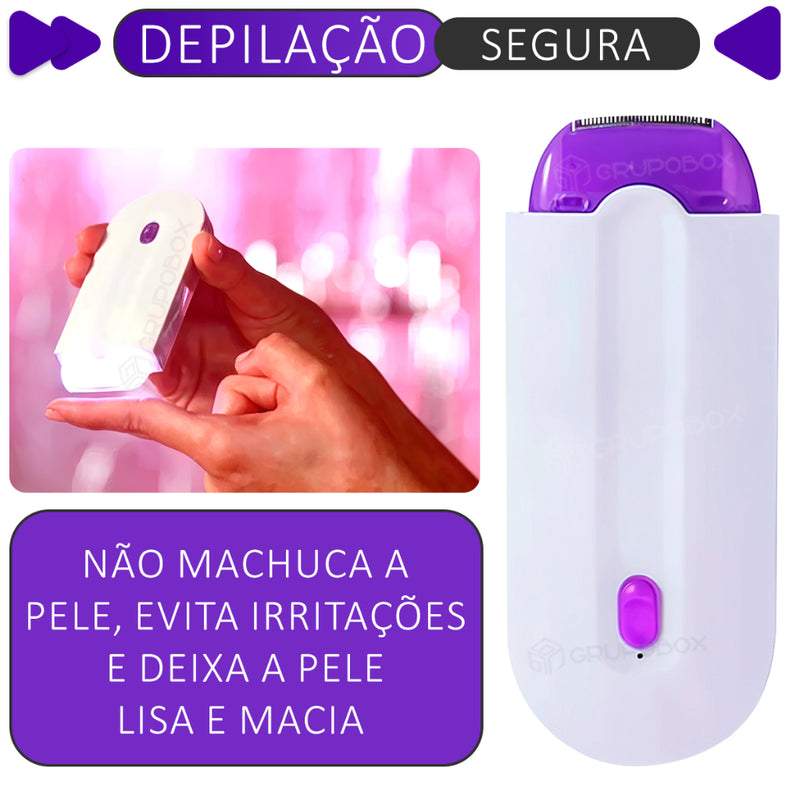 Depilador Facial e Corporal Recarregável