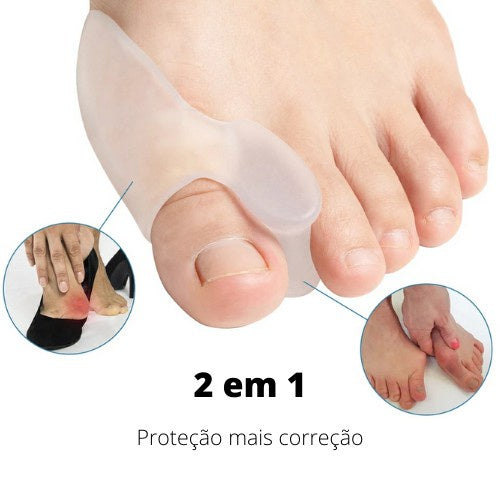 Protetor de Joanete Ortopédico em Silicone Gel